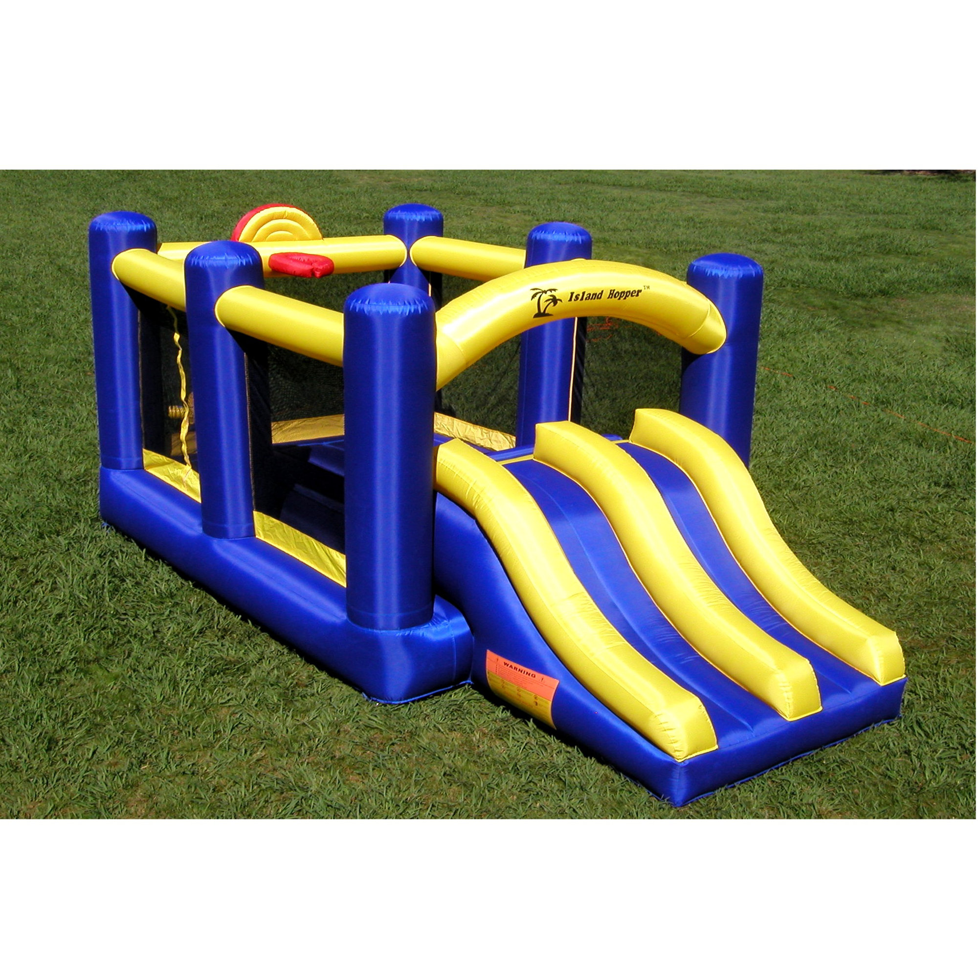 Island Hopper Racing Slide and Slam Bounce House & Reviews Wayfair