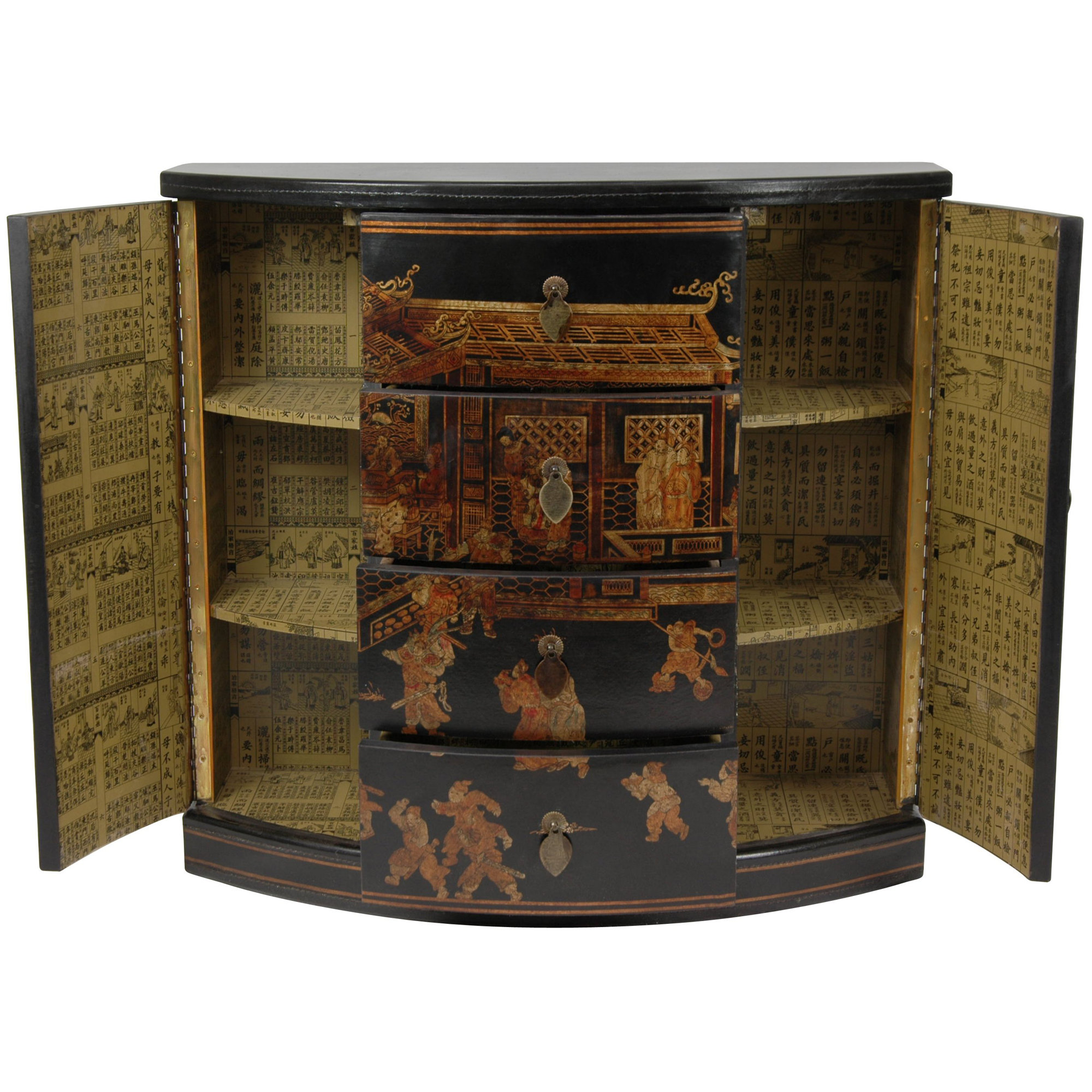 Oriental Furniture Hallway 4 Drawer & Reviews Wayfair