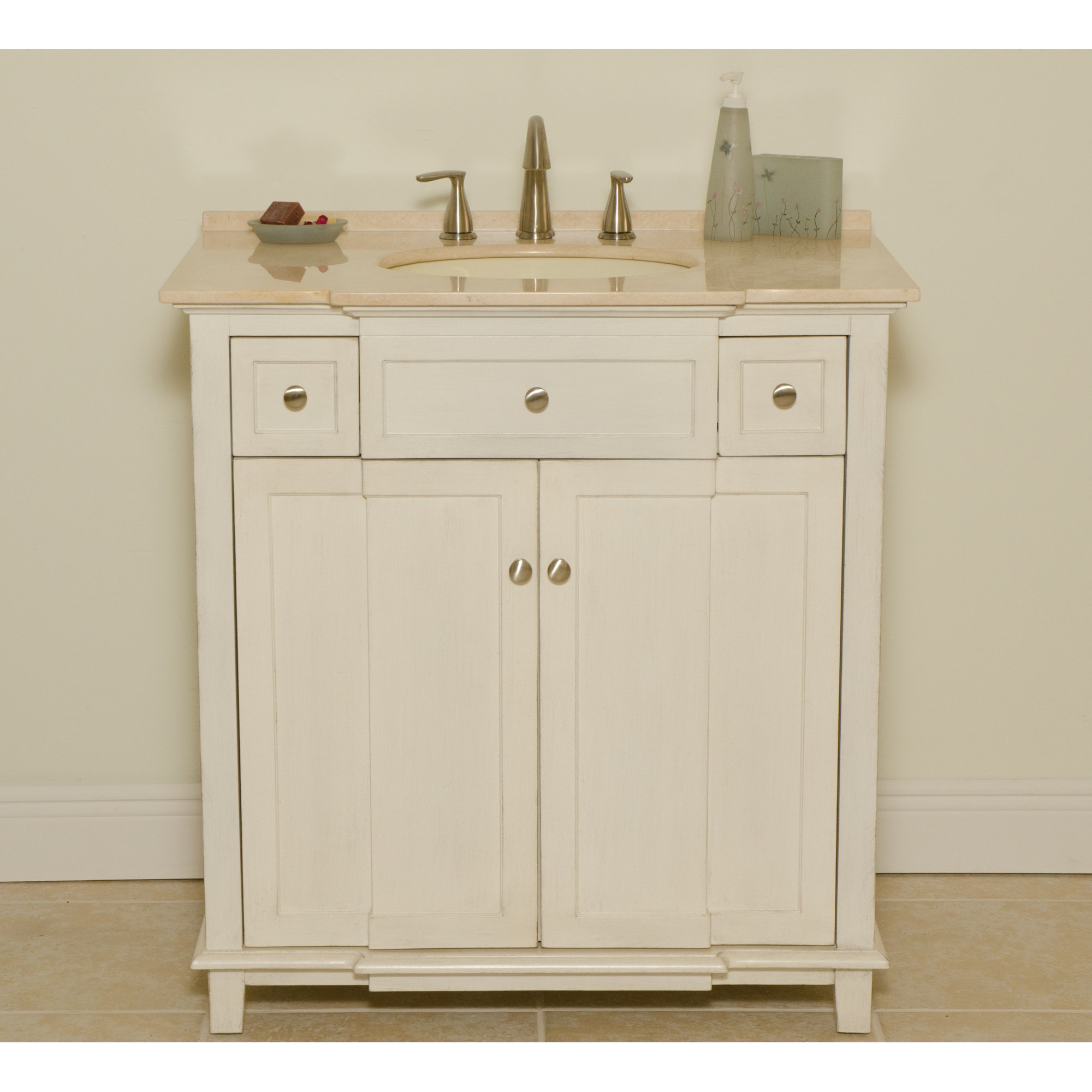 B&I Direct Imports Brighton 34" Single Bathroom Vanity Set & Reviews