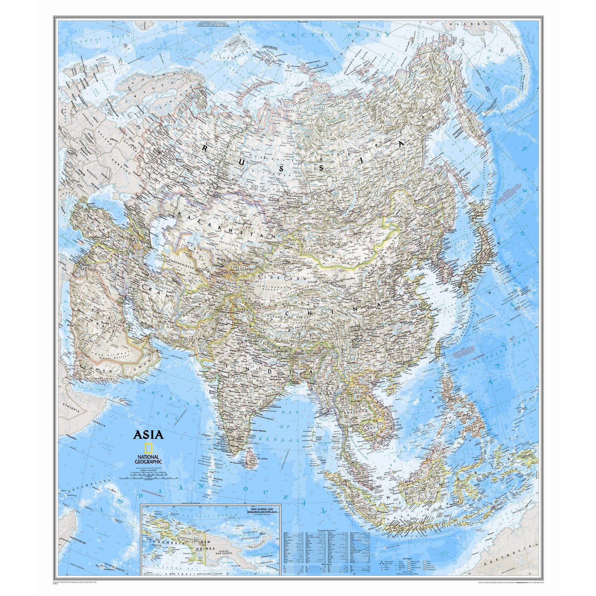 National Geographic Maps Asia Classic Wall Map And Reviews