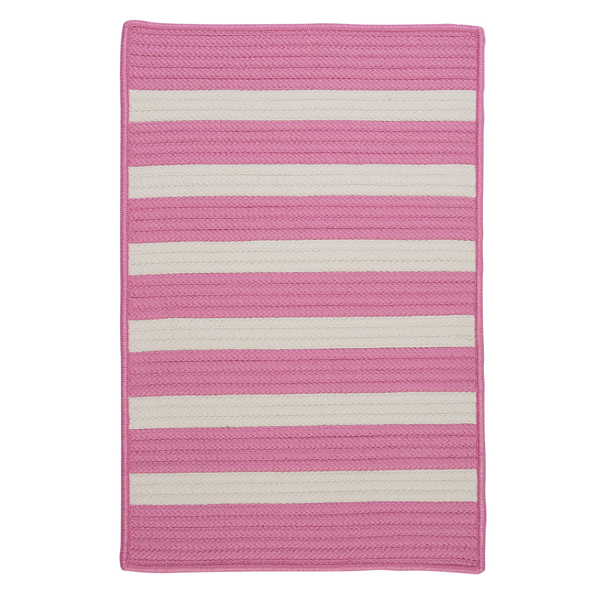 Colonial Mills Stripe It Bold Pink Indoor/Outdoor Area Rug & Reviews