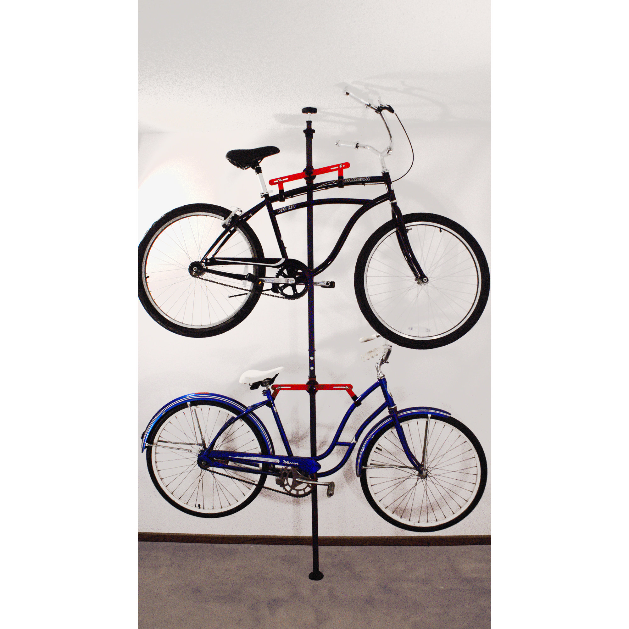 Gear Up Inc. Platinum Series 2 Bike Floor to Ceiling Mounted Bike Rack