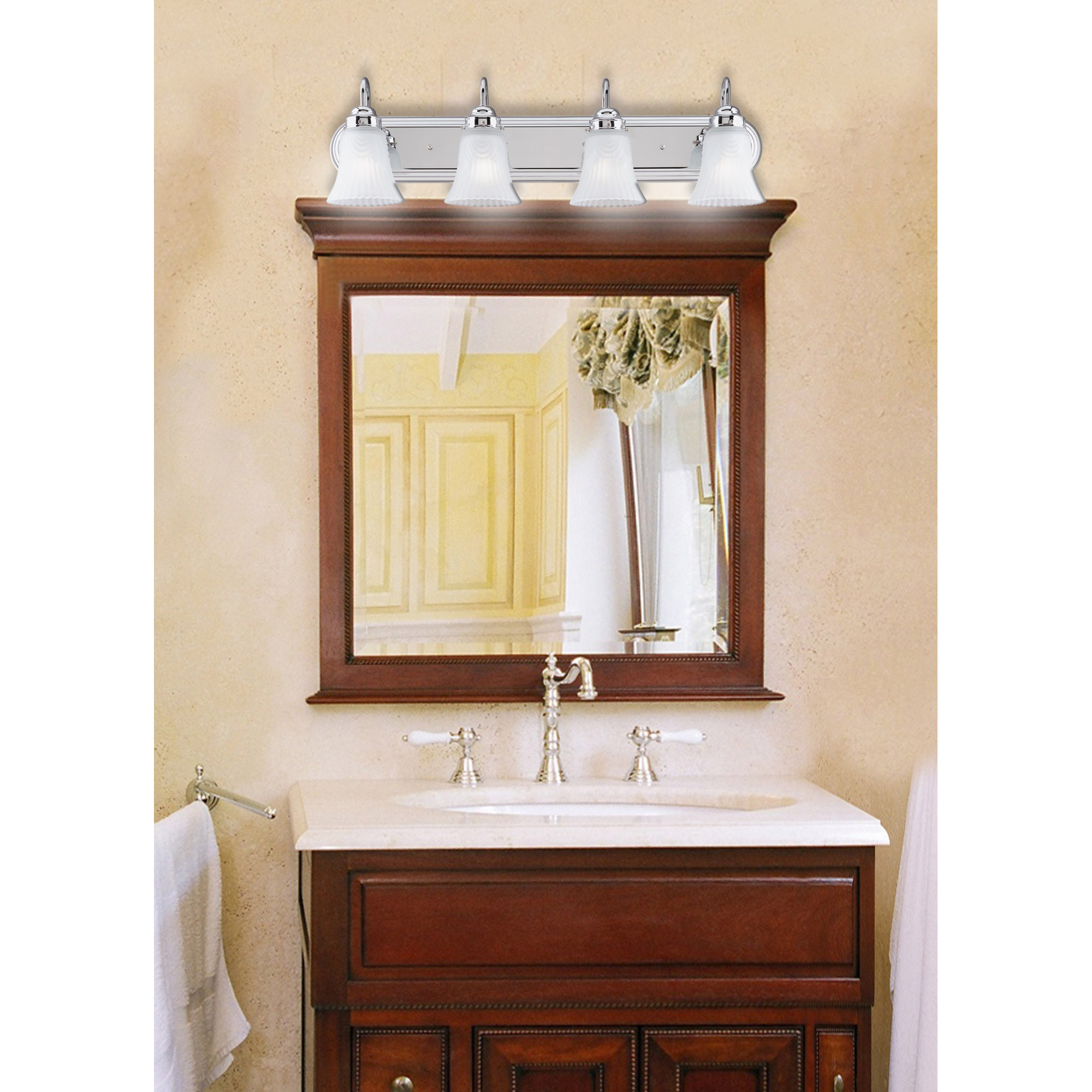Westinghouse Lighting 4Light Bathroom Vanity Light & Reviews Wayfair
