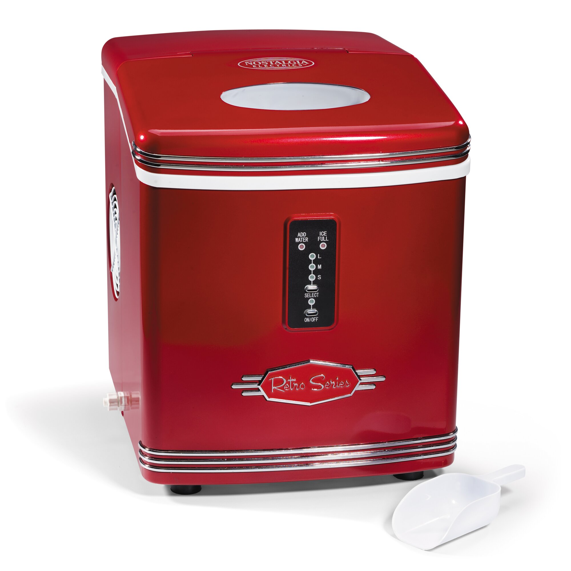 Nostalgia Electrics 26 lb. Freestanding Ice Maker Wayfair