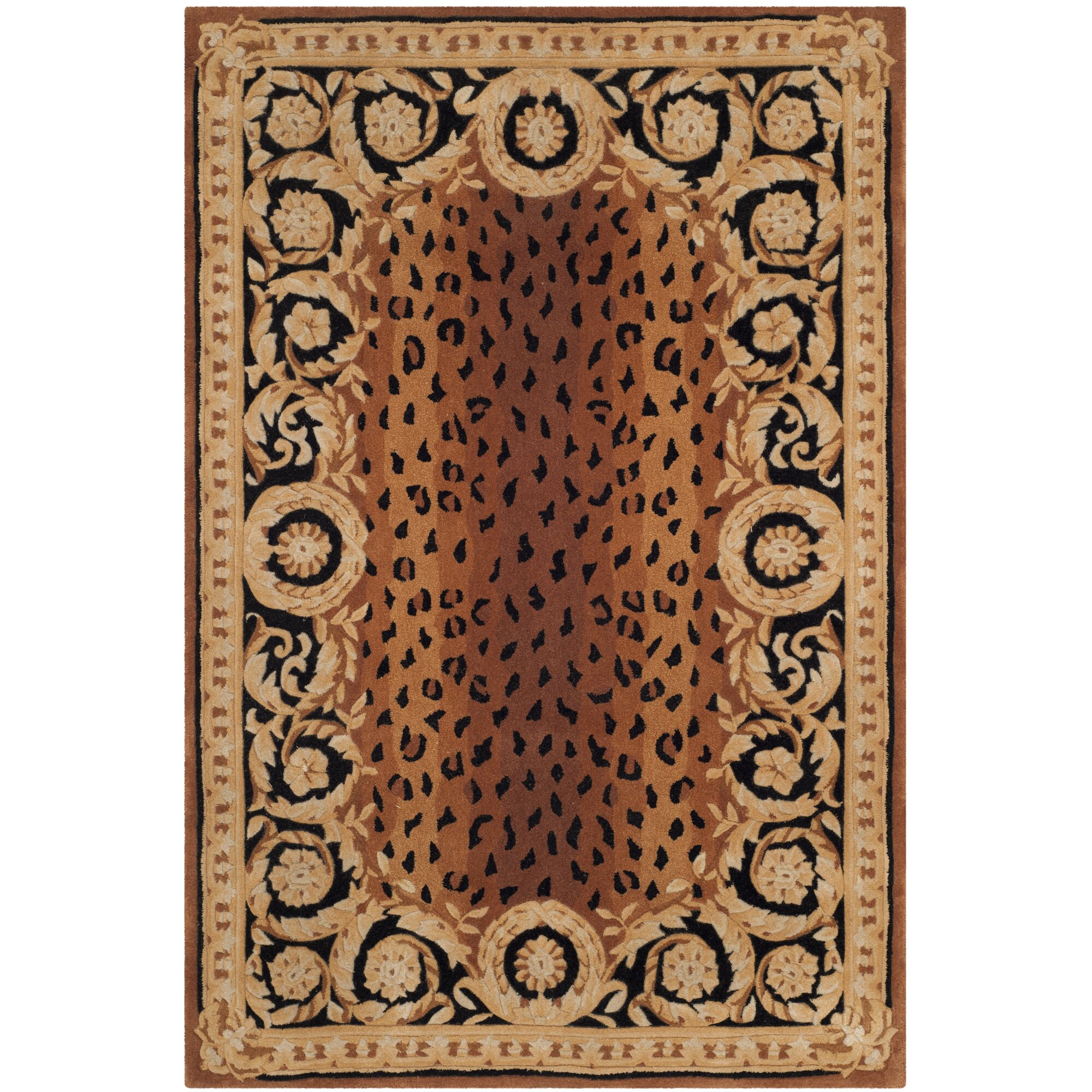 Safavieh Naples Brown Area Rug & Reviews | Wayfair