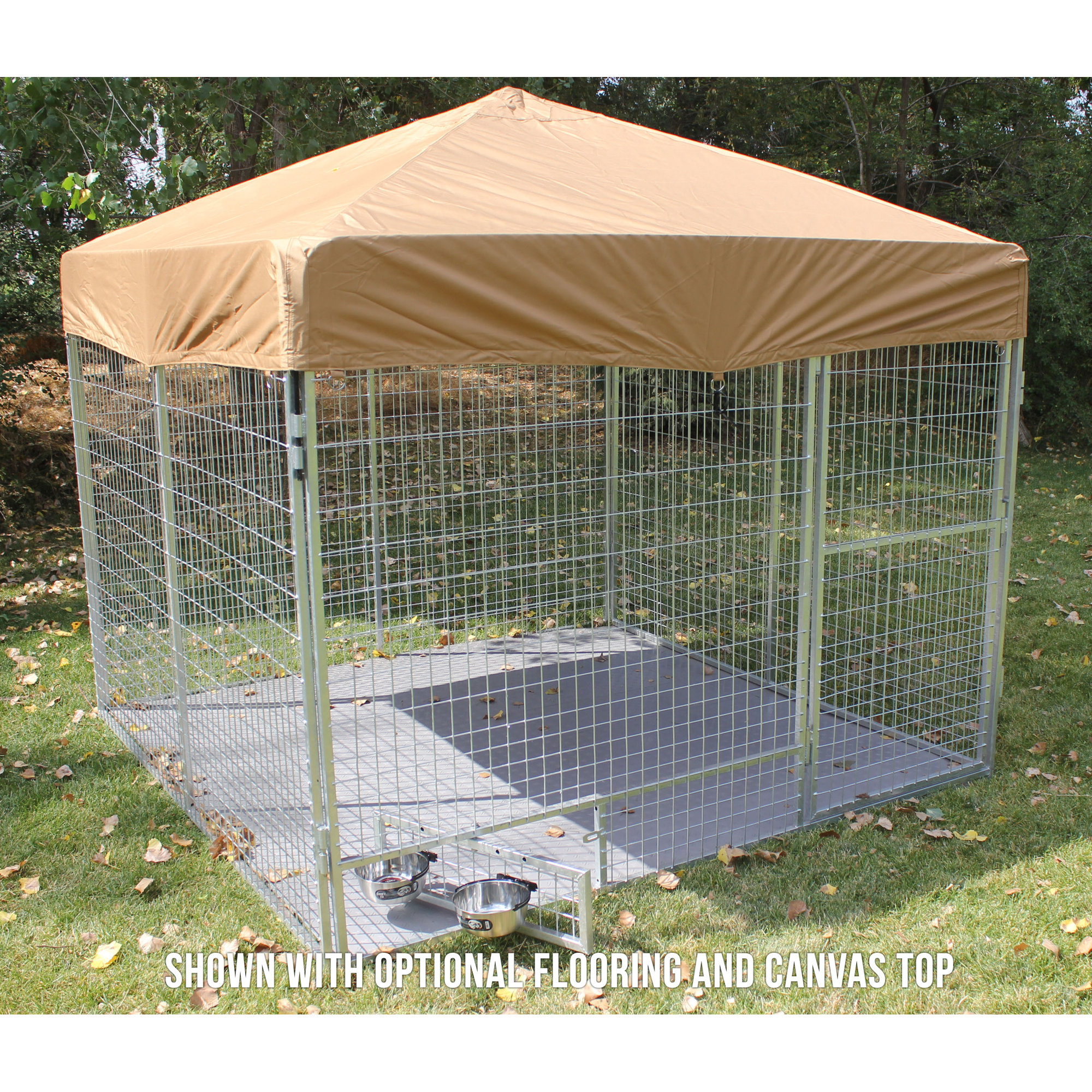 K9 Kennel Basic Galvanized Steel Yard Kennel & Reviews Wayfair