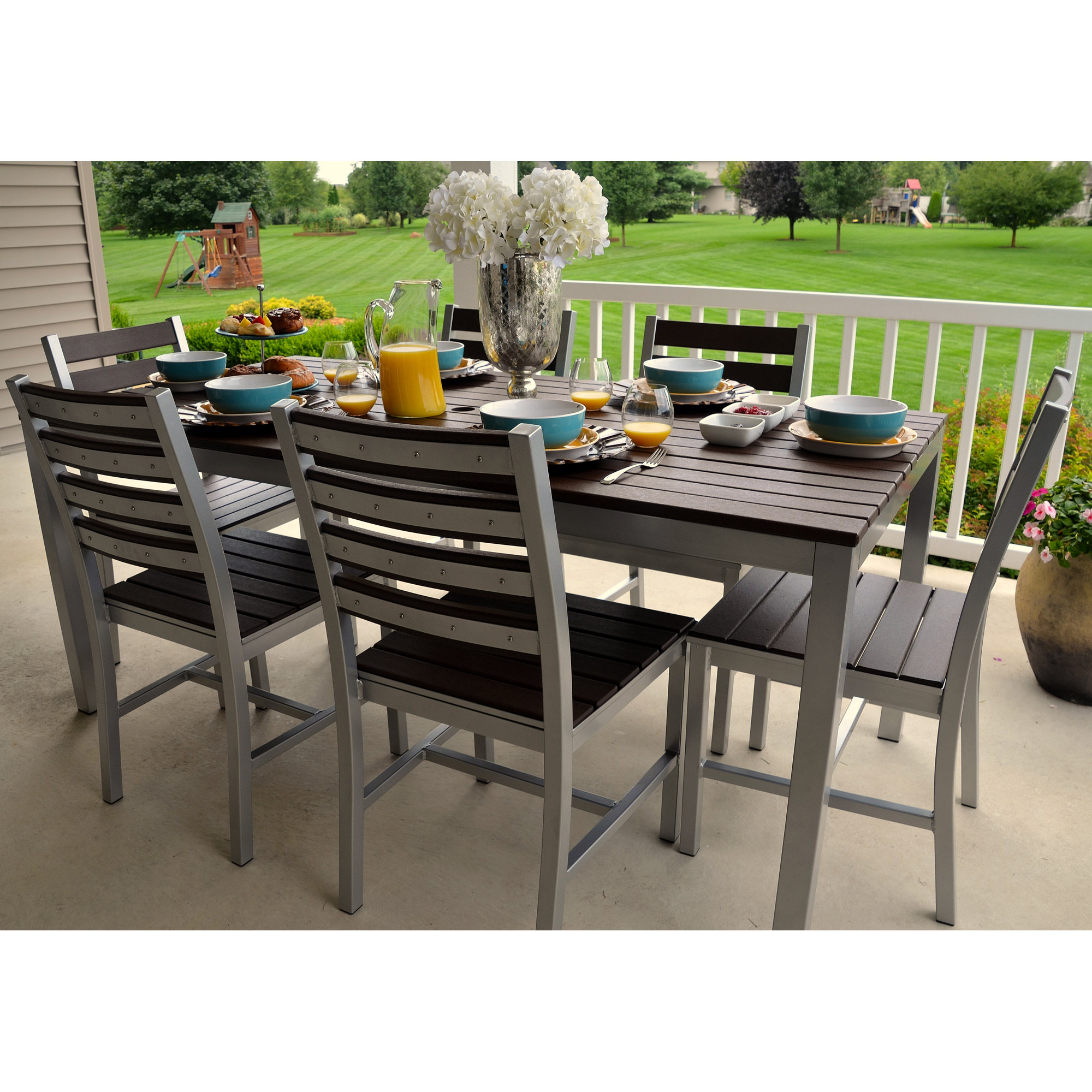 Elan Furniture Loft 72”x36" Outdoor Dining Table & Reviews Wayfair