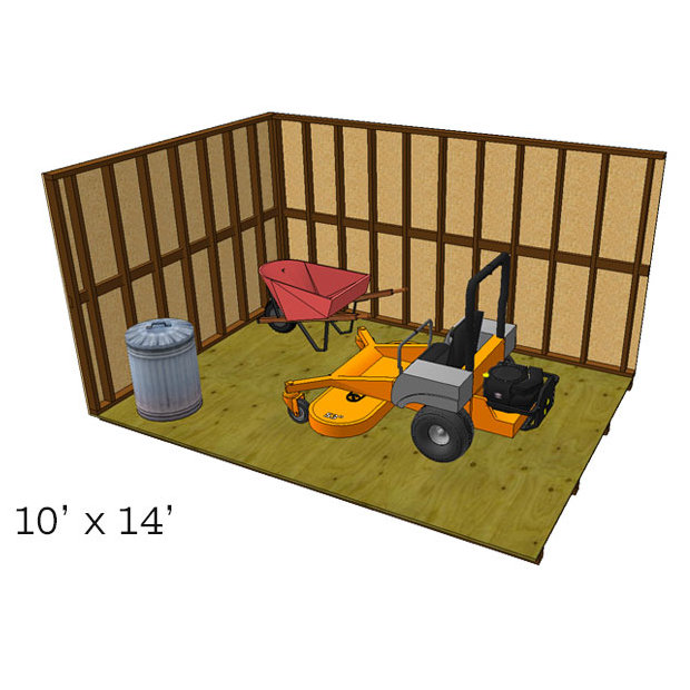 Alpine Structures Riverside 10 ft. W x 14 ft. D Wood 