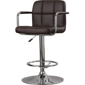Counter Height Bar Stools You Ll Love Wayfair Faith Adjule Height Swivel Bar Stool
