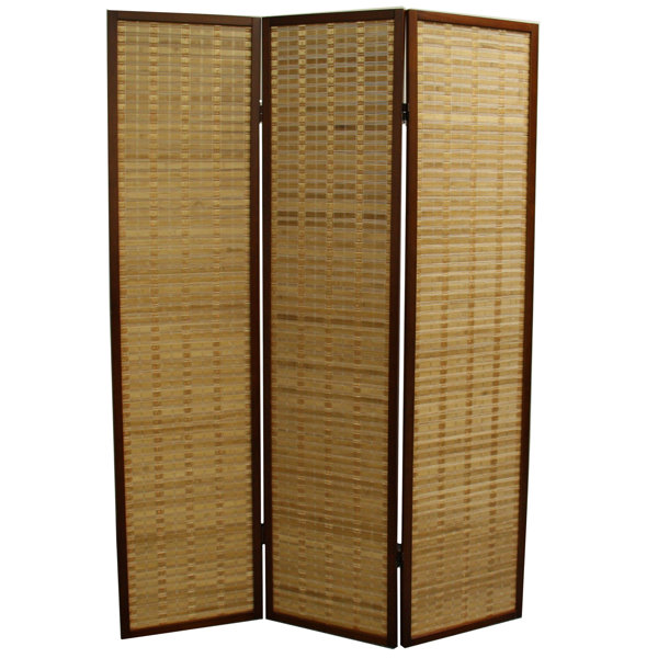 ORE Furniture 70.25" x 52" Bamboo 3 Panel Room Divider & Reviews Wayfair