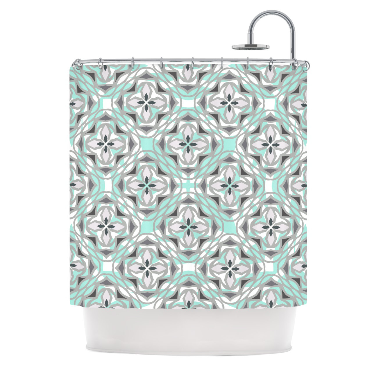 KESS InHouse Winter Pool Shower Curtain & Reviews Wayfair