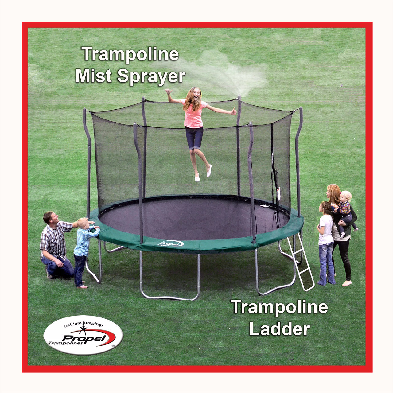 Propel Trampolines 36" Trampoline Ladder and Mister Kit & Reviews Wayfair