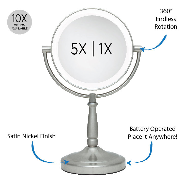 Mercury Row Hedy Vanity Mirror with LED Surround Light & Reviews Wayfair