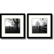 Artcom Black And White Morning Framed Art Print By Harold