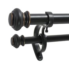 Curtain Rods & Accessories You'll Love | Wayfair - Margery Double Curtain Rod and Hardware Set