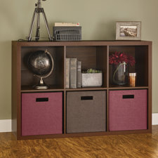 Bookcases You Ll Love Wayfair Decorative Storage 30 Cube Unit Bookcase