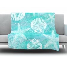 Nautical Blankets & Throws You'll Love | Wayfair - Seaside by Sylvia Cook Fleece Throw Blanket