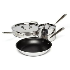  Stainless Steel 5-Piece Nonstick Cookware Set  by All-Clad 