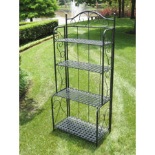 Baker's Racks You'll Love | Wayfair Baker's Racks You'll Love | Wayfair - Snowberry 4 Tier Indoor/Outdoor Baker's Rack