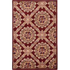 Red Rugs You'll Love | Wayfair - Marmont Burgundy Area Rug