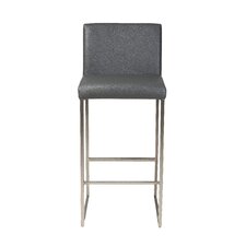 Brushed Nickel Bar Stools | Wayfair - Tate 30