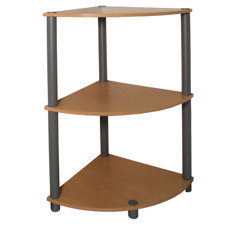 Corner Bookcases You Ll Love Wayfair Mollie Multipurpose 30 Corner Unit Bookcase