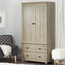  Hopedale Storage 2 Drawer Armoire  by South Shore 