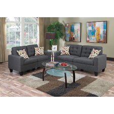 Blue Living Room Sets You'll Love | Wayfair  Cassandra Sofa and Loveseat Set