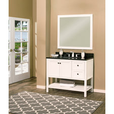 42 Inch Vanities Danny Maple Grey 42 Inch Single Bathroom Vanity Set