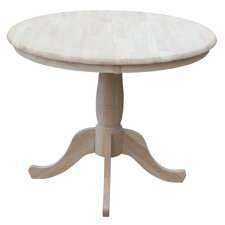 Kitchen & Dining Tables You'll Love | Wayfair - Overbay Round Pedestal 30