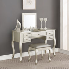 Bedroom & Makeup Vanities You\'ll Love | Wayfair Bedroom & Makeup Vanities You\'ll Love | Wayfair
