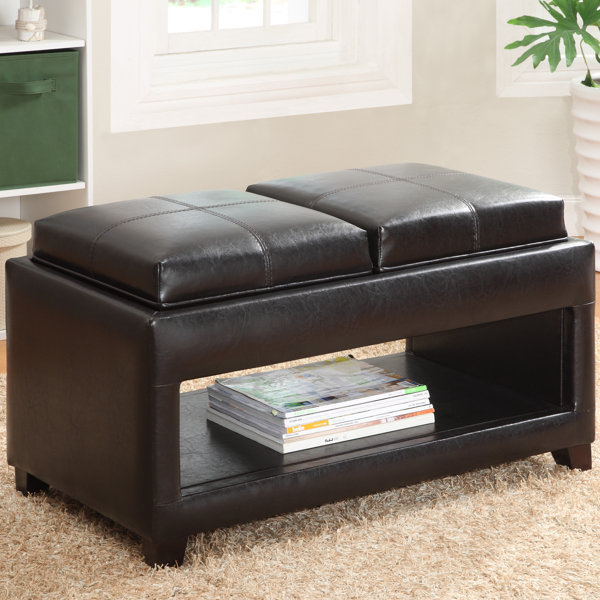 hokku designs elyn flip top storage ottoman & reviews | wayfair hokku designs elyn flip top storage ottoman & reviews | wayfair