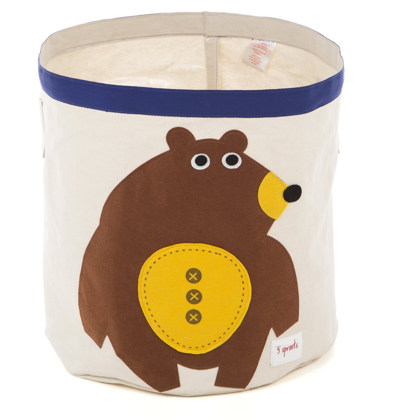 3 sprouts storage bin bear