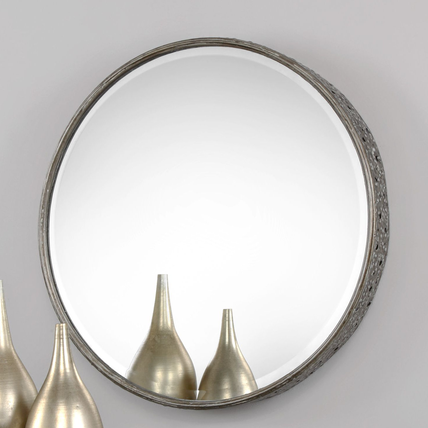 Corrigan Studio Round Metal Mirror & Reviews Wayfair.ca