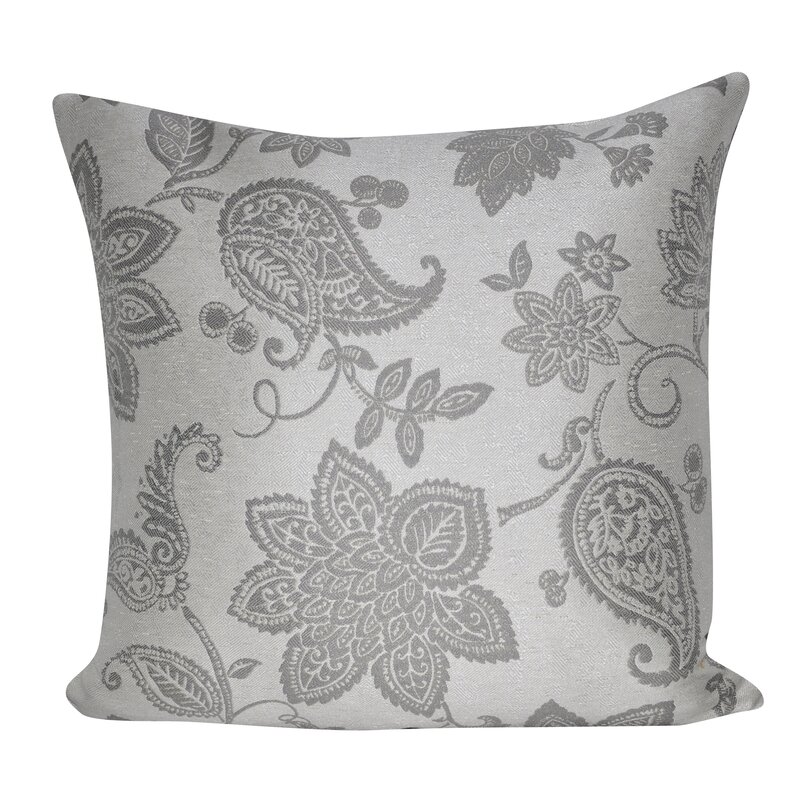 Loom And Mill Paisley Flower Indoor Outdoor Throw Pillow Reviews   Paisley Flower Indoor Outdoor Throw Pillow 