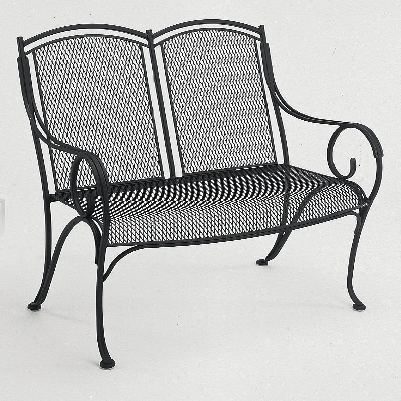 Woodard Modesto Wrought Iron Garden Bench & Reviews | Wayfair
