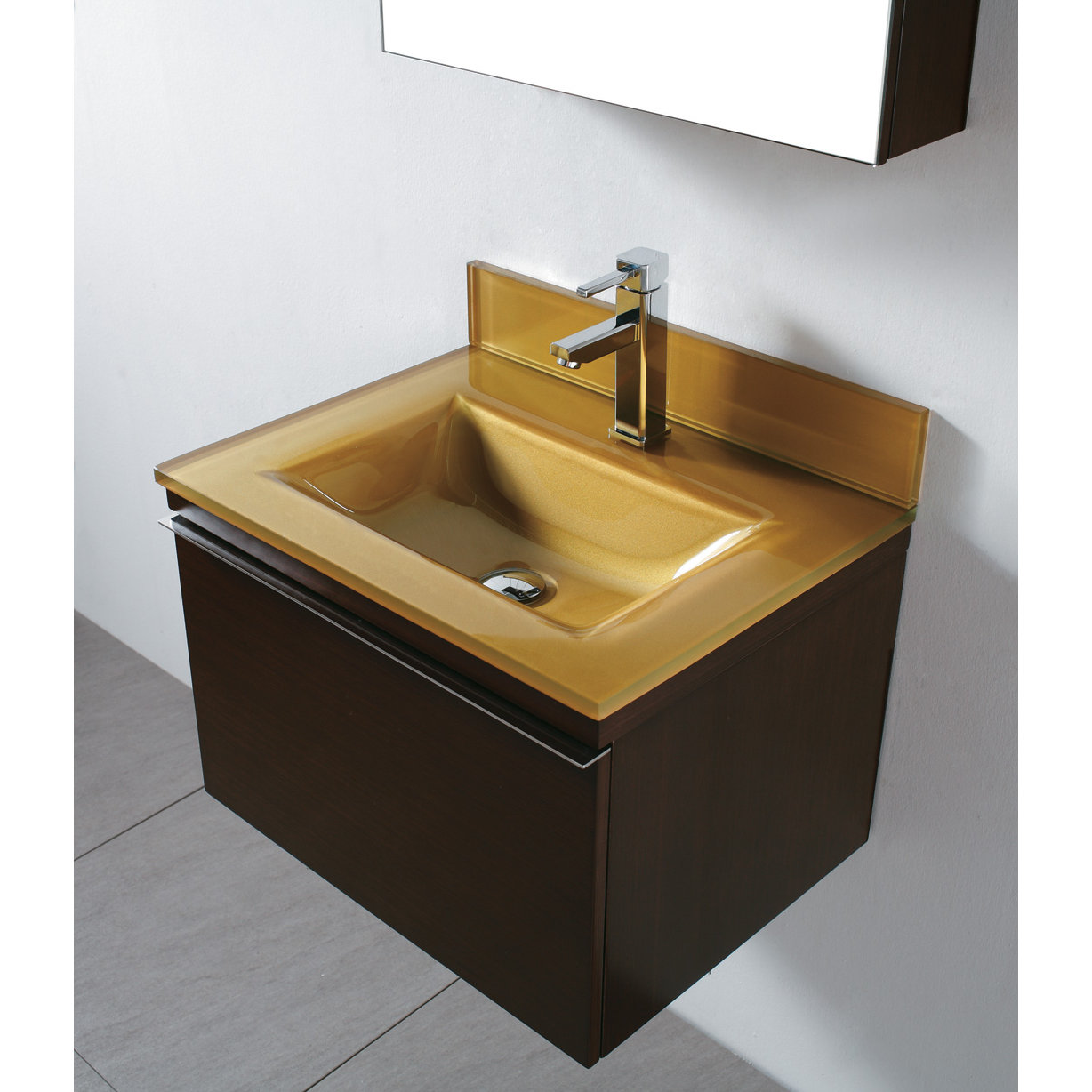 Madeli Venasca 23.63" Wall Mount Bathroom Vanity Base 