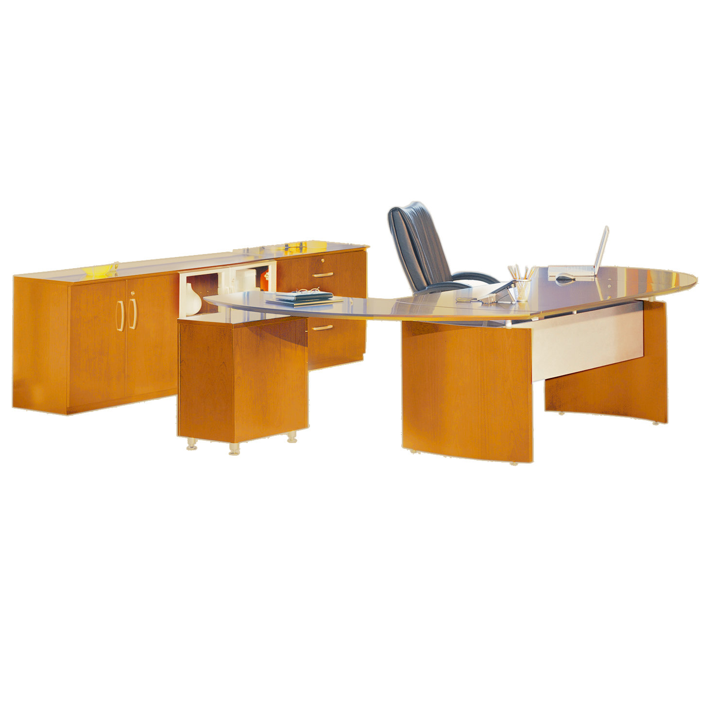Mayline Napoli Series 3Piece Standard Desk Office Suite & Reviews