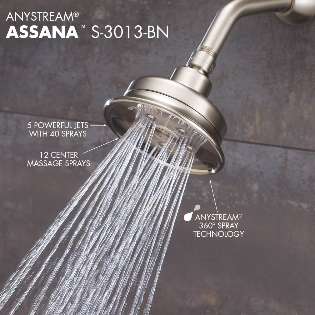 Speakman Assana 5Jet Shower Head & Reviews Wayfair