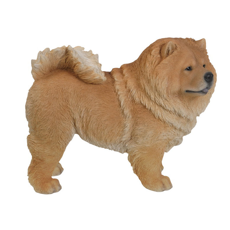 HiLine Gift Ltd. Standing Chow Chow Dog Statue & Reviews Wayfair