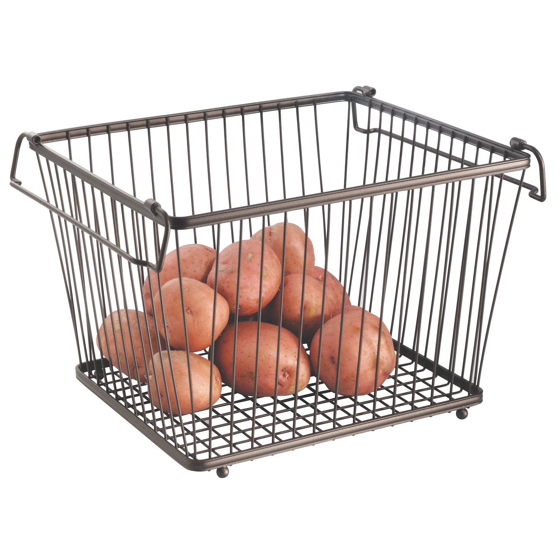 InterDesign York Lyra Large Wire Basket & Reviews Wayfair