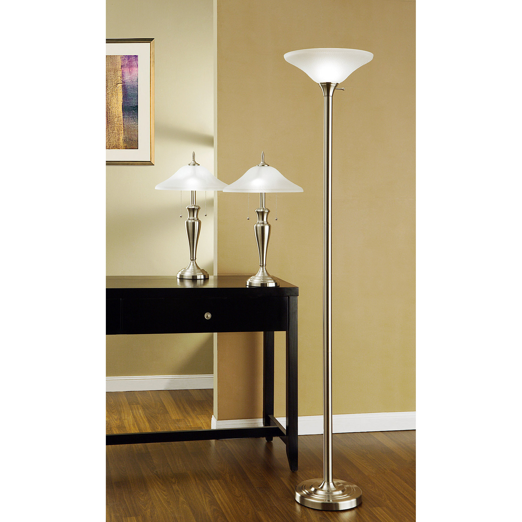Artiva USA 3 Piece Table and Floor Lamp Set & Reviews Wayfair