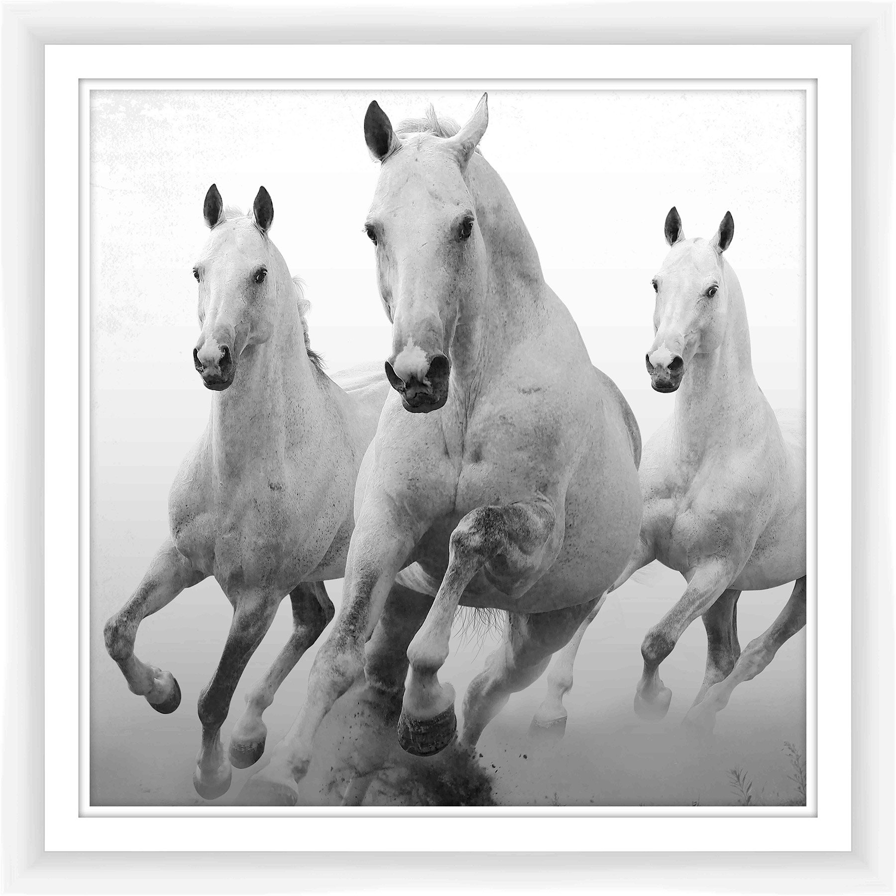 Three Horses Framed Giclee Print Joss & Main
