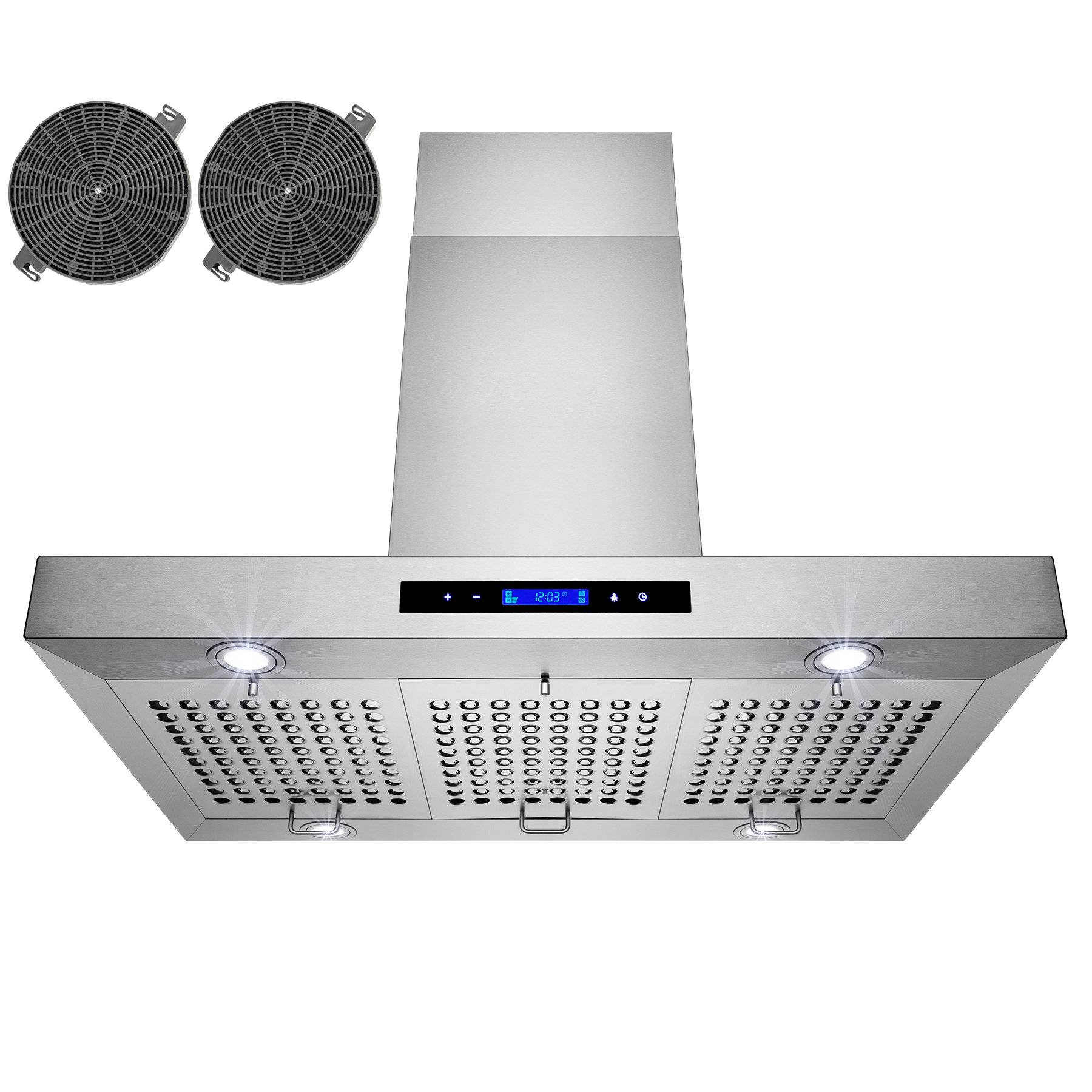 AKDY 36" 400 CFM Convertible Island Range Hood & Reviews Wayfair