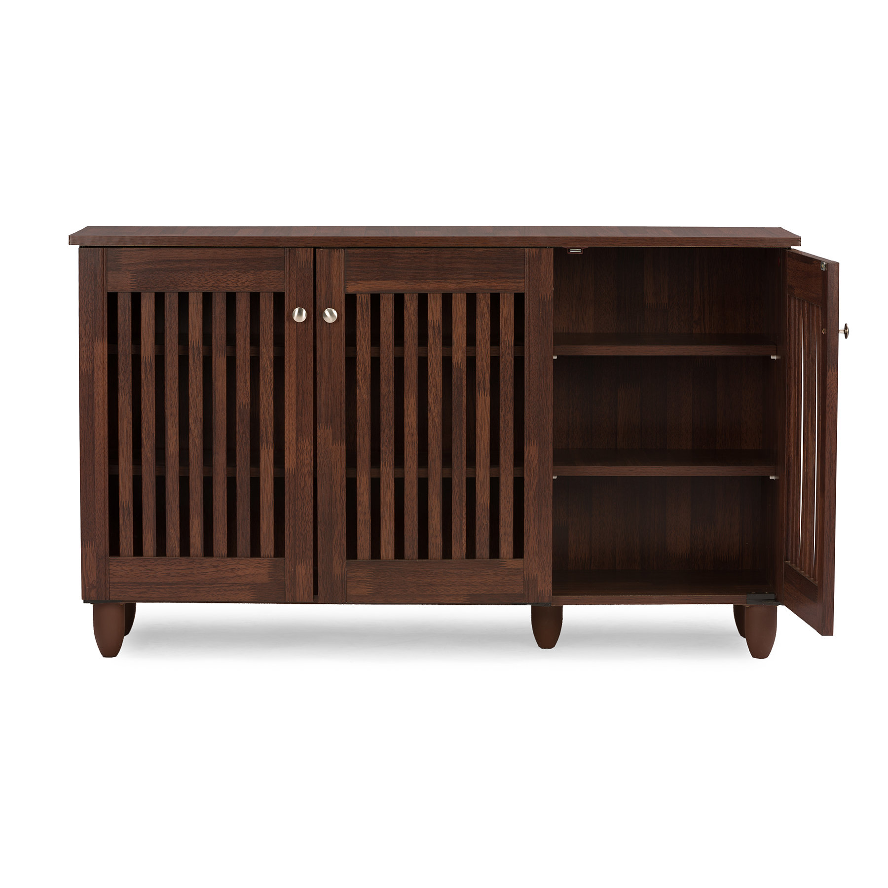 Baxton+Studio+Fernanda+12 Pair+Shoe+Storage+Cabinet