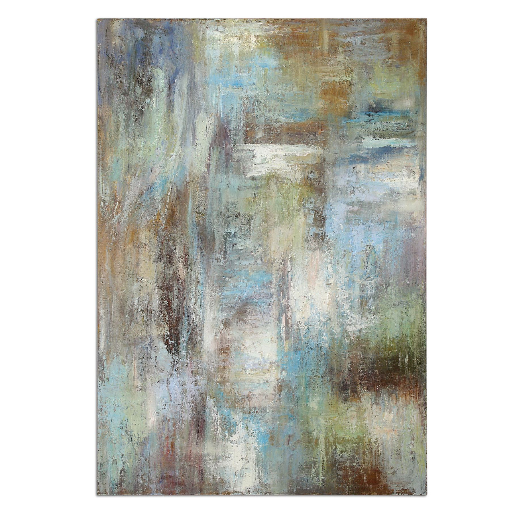 Uttermost 'Dewdrops' by Grace Feyock Oil Painting Print on Canvas