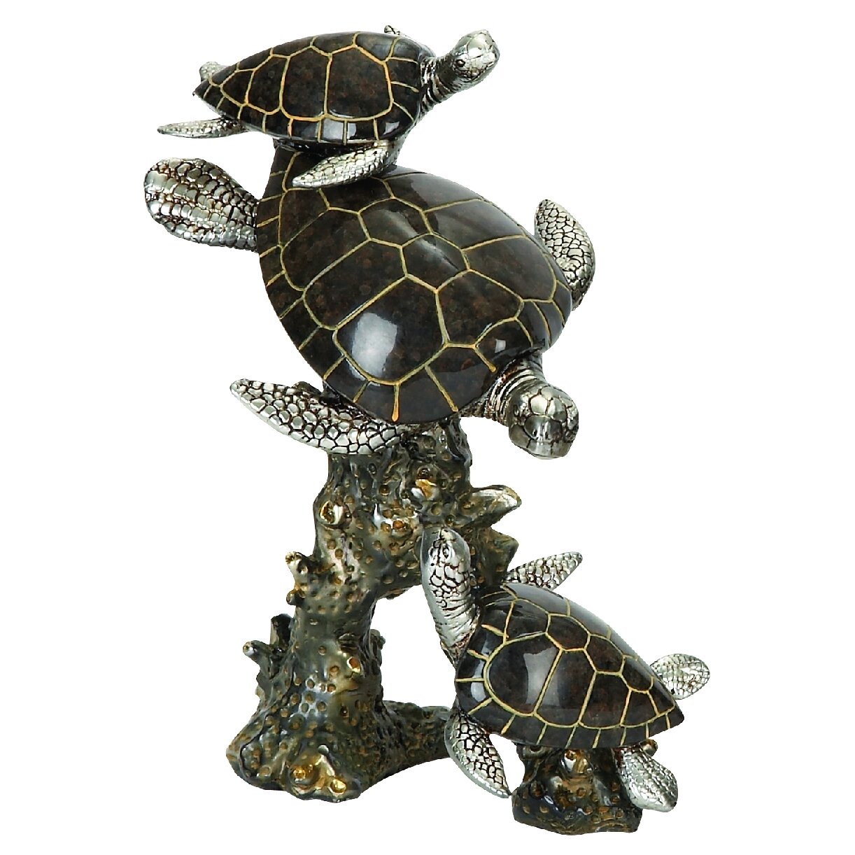 wood turtle figurine