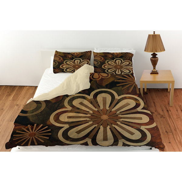 Manual Woodworkers & Weavers Floral Abstract II Duvet Cover Collection