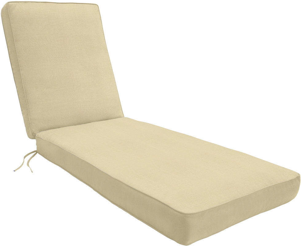 Wayfair Custom Outdoor Cushions Double Piped Sunbrella Chaise Lounge Patio Furniture Cushions Sku Eswy1046 Default Name
