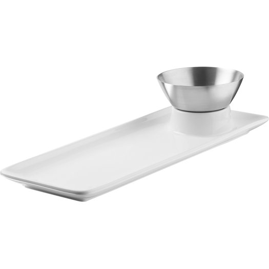 Acacia Serveware Appetizer Tray & Condiment Server Set & Reviews